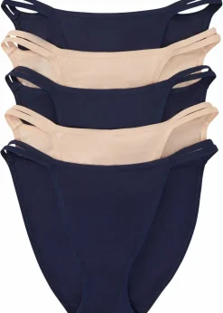 Tanga Minislip mit Bio-Baumwolle (5er Pack)