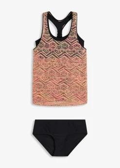Tankini mit elastischer Spitze (2-tlg. Set)