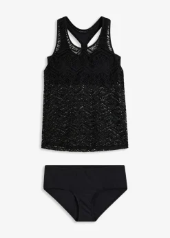 Tankini (2-tlg. Set) aus Spitze