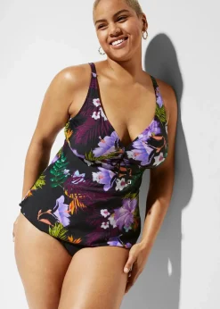 Tankini (2-tlg.Set) mit V-Ausschnitt