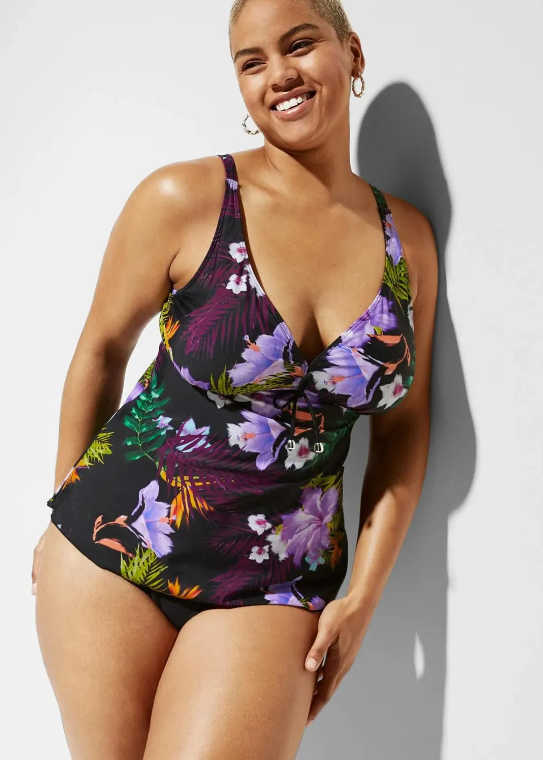 Tankini (2-tlg.Set) mit V-Ausschnitt