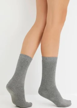 Thermo Frottee Socken mit Bio-Baumwolle (4er Pack)