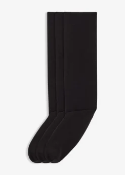 Thermo Kniestrümpfe 120den in Feinstrumpfqualität mit Innenfleece (3er Pack)