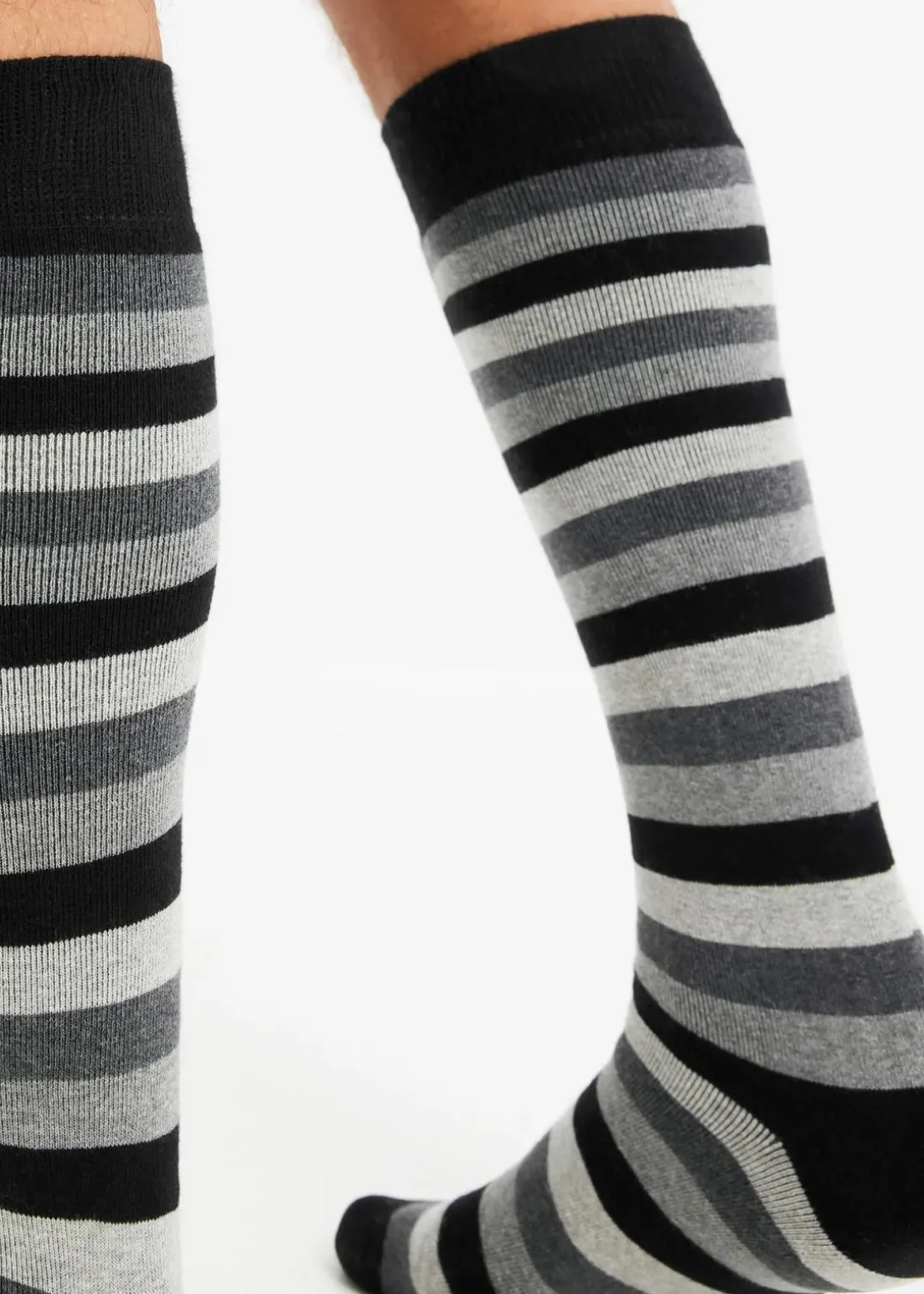 Thermo Kniestrümpfe mit weichem Innenfrottee mit Bio-Baumwolle (3er Pack)