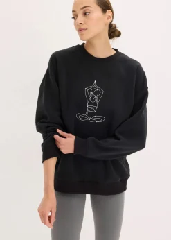 Thermo Oversized Funktions-Sweatshirt, schnelltrocknend