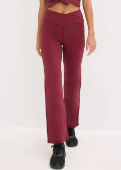 Thermo Sport-Hose aus weichem Material, gerades Bein