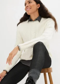 Thermo-Leggings in Jeansoptik