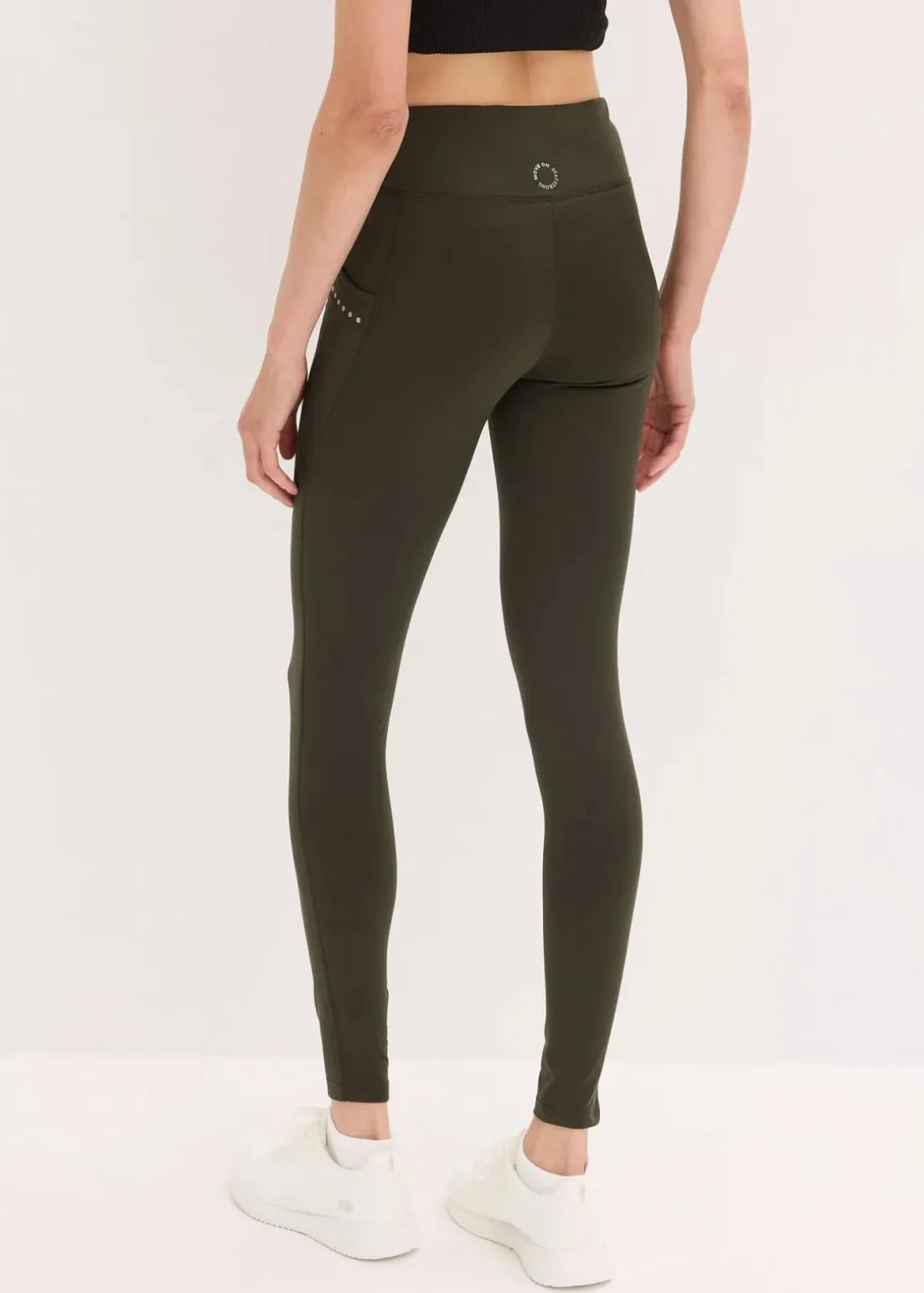 Thermo-Leggings mit reflektierenden Details und Handytasche
