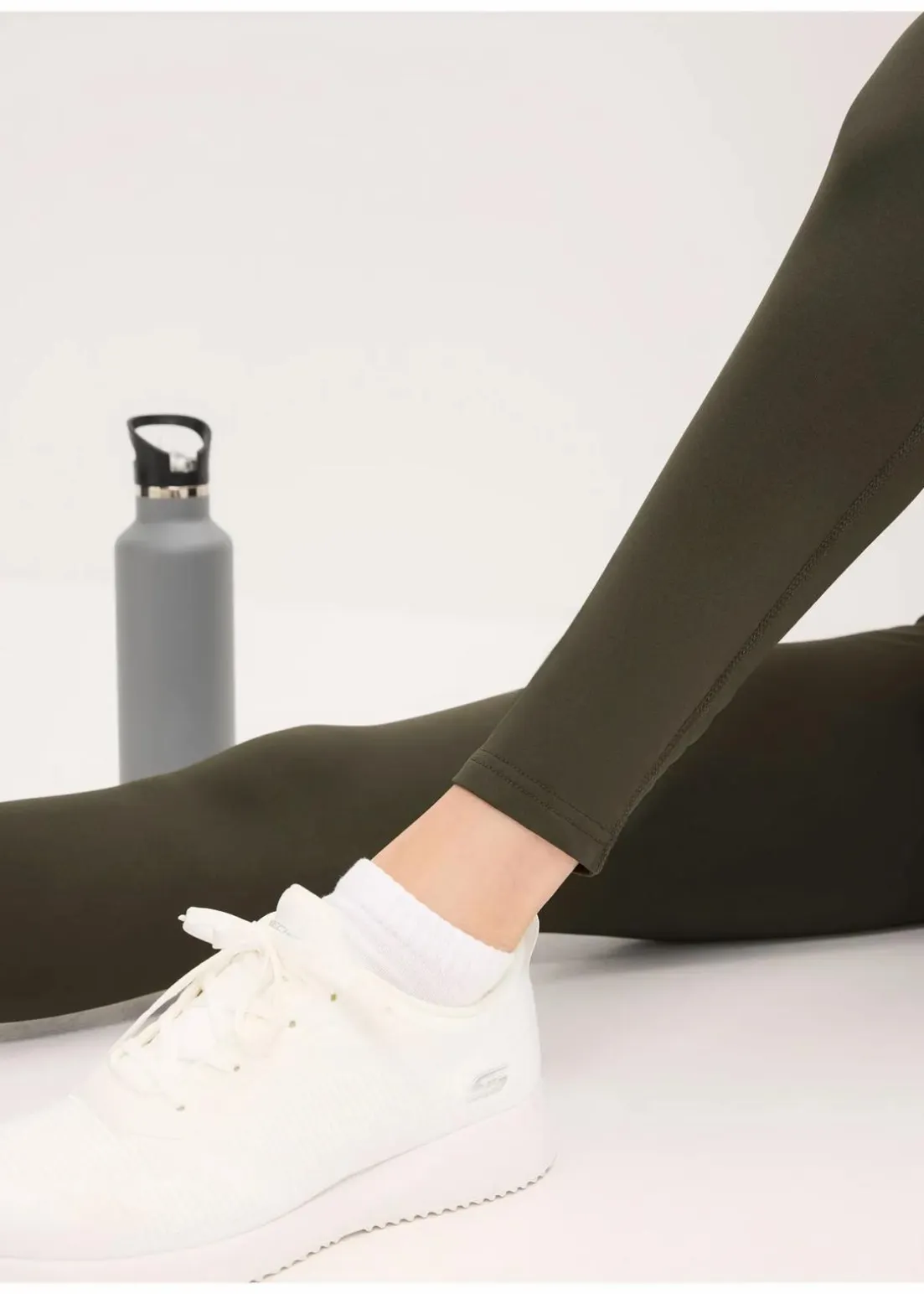 Thermo-Leggings mit reflektierenden Details und Handytasche
