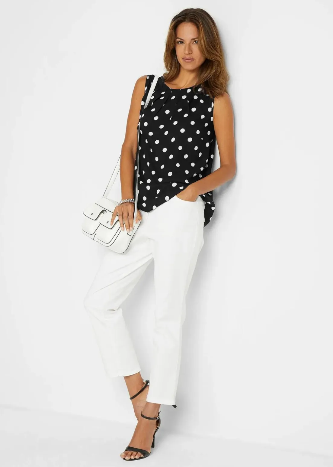 Top aus fließender Viskose