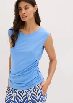 Top aus fließender Viskose