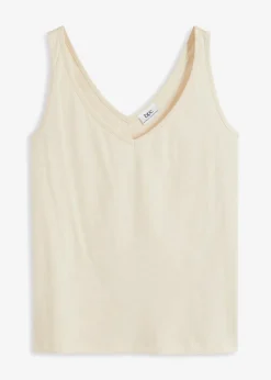 Top aus reiner Bio-Baumwolle