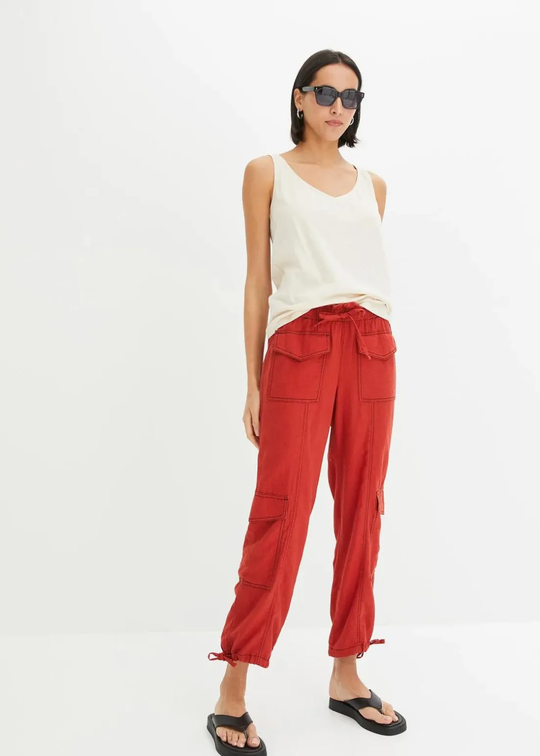 Top aus reiner Bio-Baumwolle