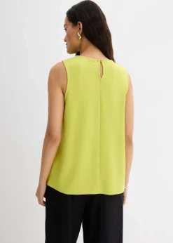 Top aus strukturiertem Crêpe