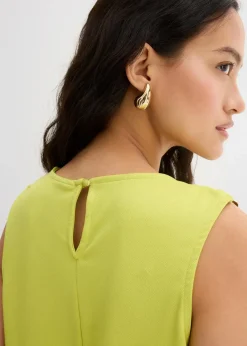 Top aus strukturiertem Crêpe