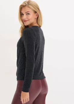 Top mit Wasserfallausschnitt