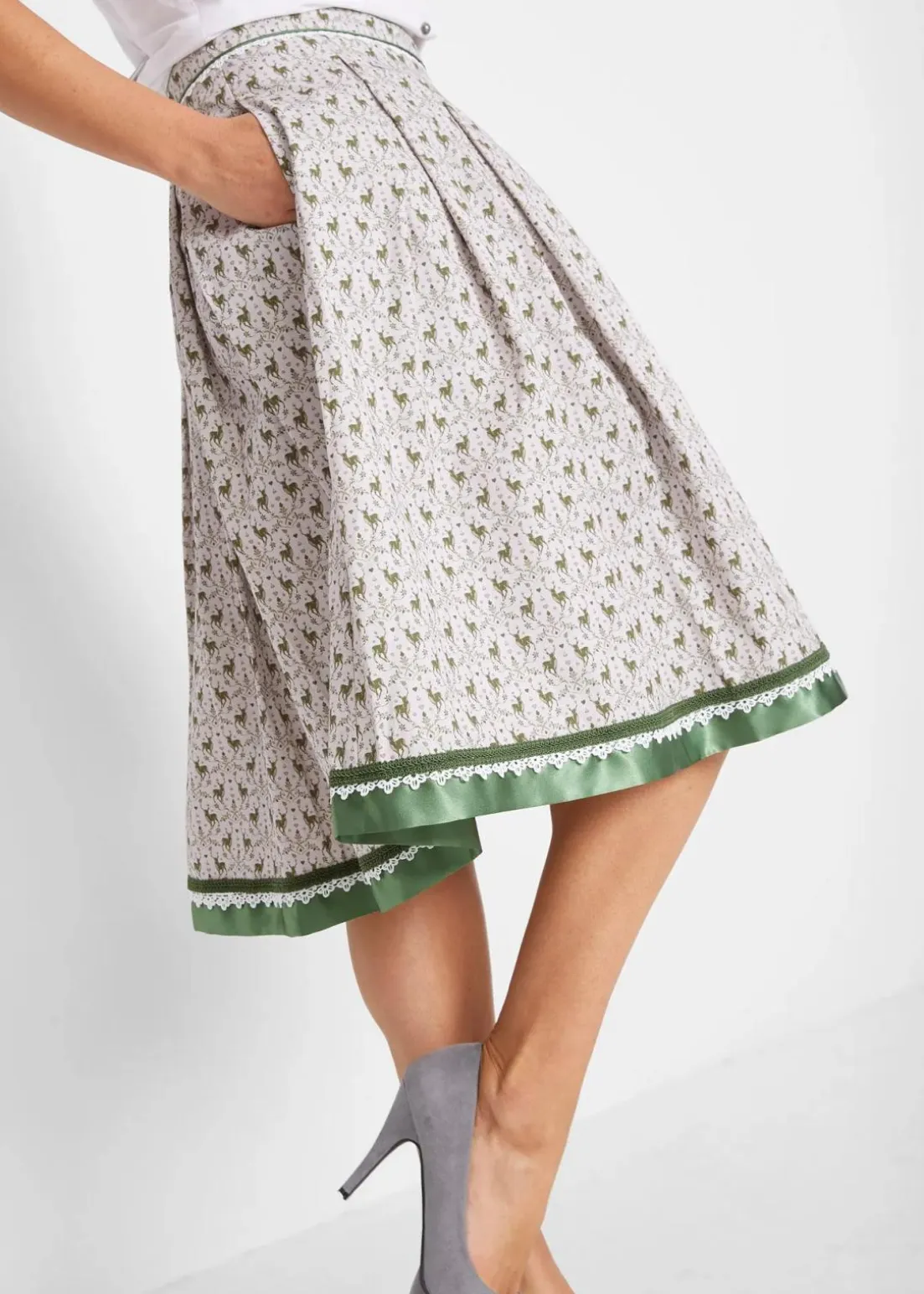 Trachtenrock, knieumspielend