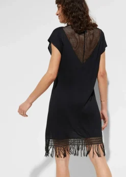Transparentes Strandkleid aus Viskose