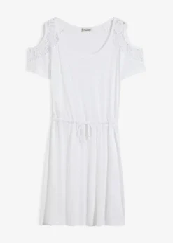 Transparentes Strandkleid aus Viskose