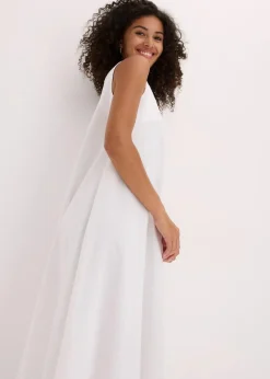 Trägerkleid aus feinem Viskose-Mix