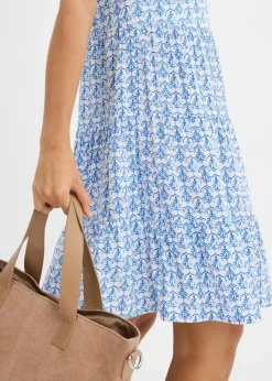 Trägerkleid aus fließender Viskose