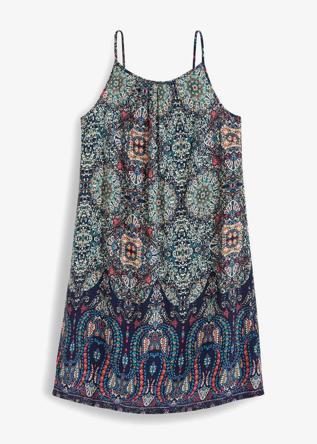 Trägerkleid aus fließender Viskose