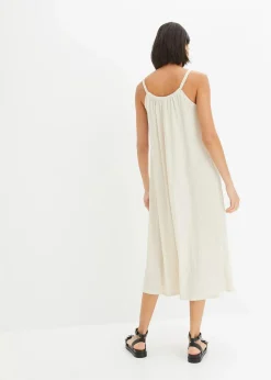 Trägerkleid aus leichtem Crêpe