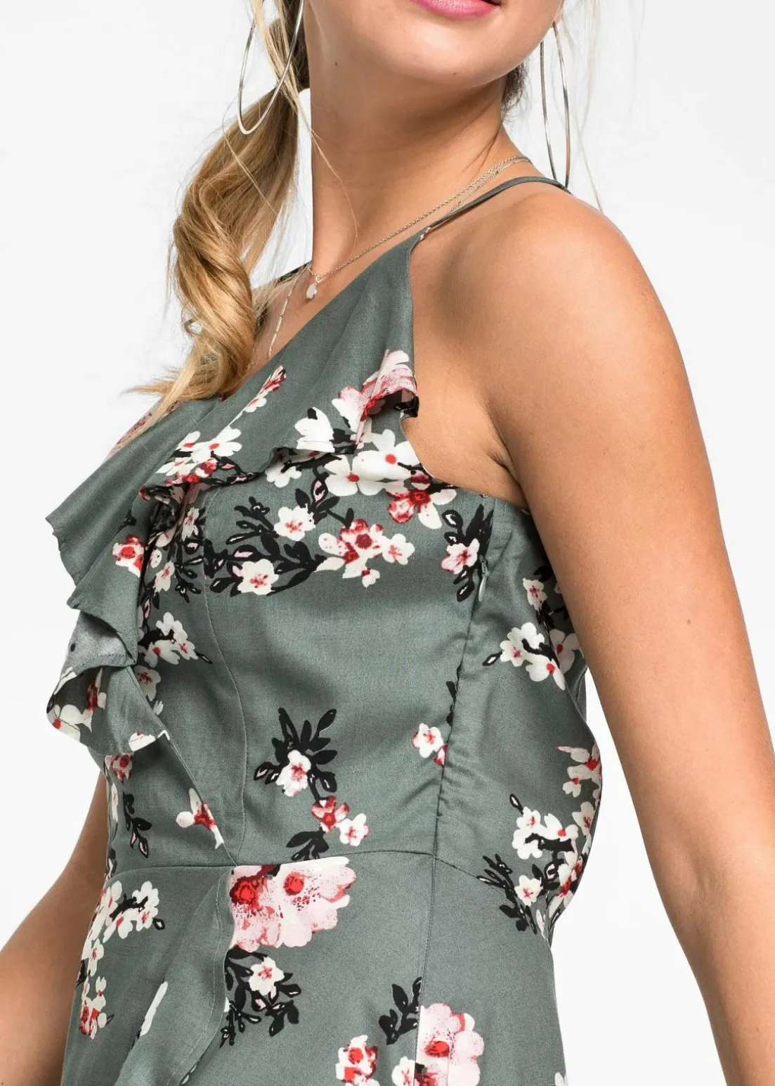 Trägerkleid aus reiner Viskose