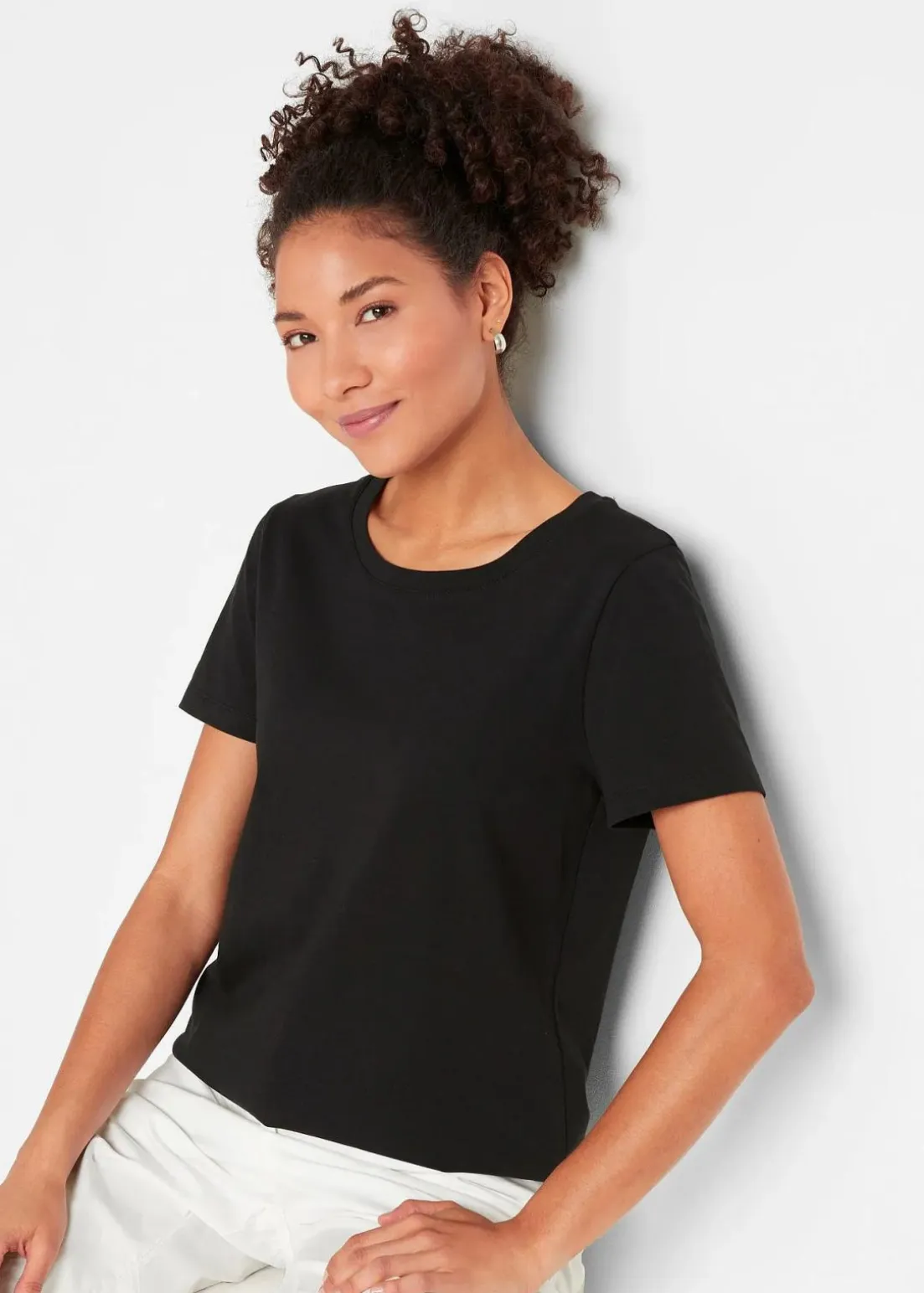 T-Shirt aus reiner Baumwolle (2er Pack)