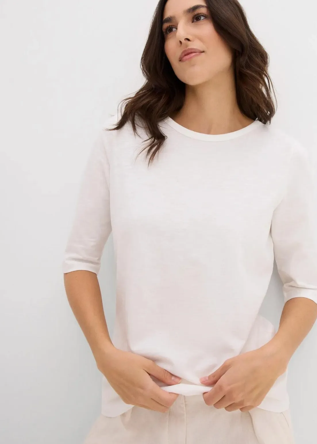 T-Shirt aus reiner Bio-Baumwolle, (2er Pack)