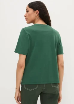 T-Shirt aus reiner schwerer Bio-Baumwolle