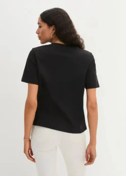 T-Shirt aus reiner schwerer Bio-Baumwolle