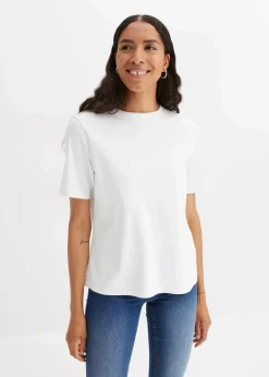 T-Shirt aus reiner schwerer Bio-Baumwolle