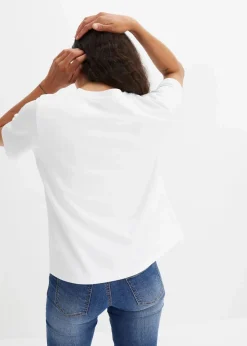 T-Shirt aus reiner schwerer Bio-Baumwolle