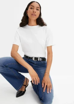 T-Shirt aus reiner schwerer Bio-Baumwolle