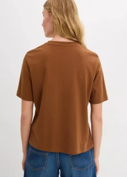T-Shirt aus reiner schwerer Bio-Baumwolle