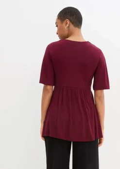 T-Shirt in A-Linie, kurzarm