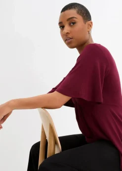 T-Shirt in A-Linie, kurzarm