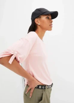 T-Shirt mit U-Boot-Ausschnitt