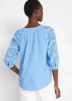 Tunika aus luftigem Musselin