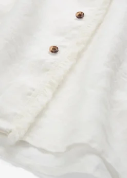 Tunikabluse aus reinem Leinen