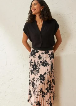 Tunikabluse aus reiner Viskose