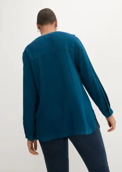 Tunikabluse aus softer Viskose