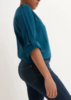 Tunikabluse aus softer Viskose