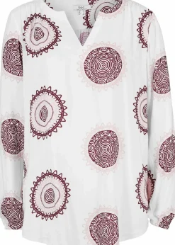 Tunikabluse aus softer Viskose