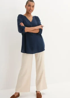 Tunikabluse aus softer Viskose