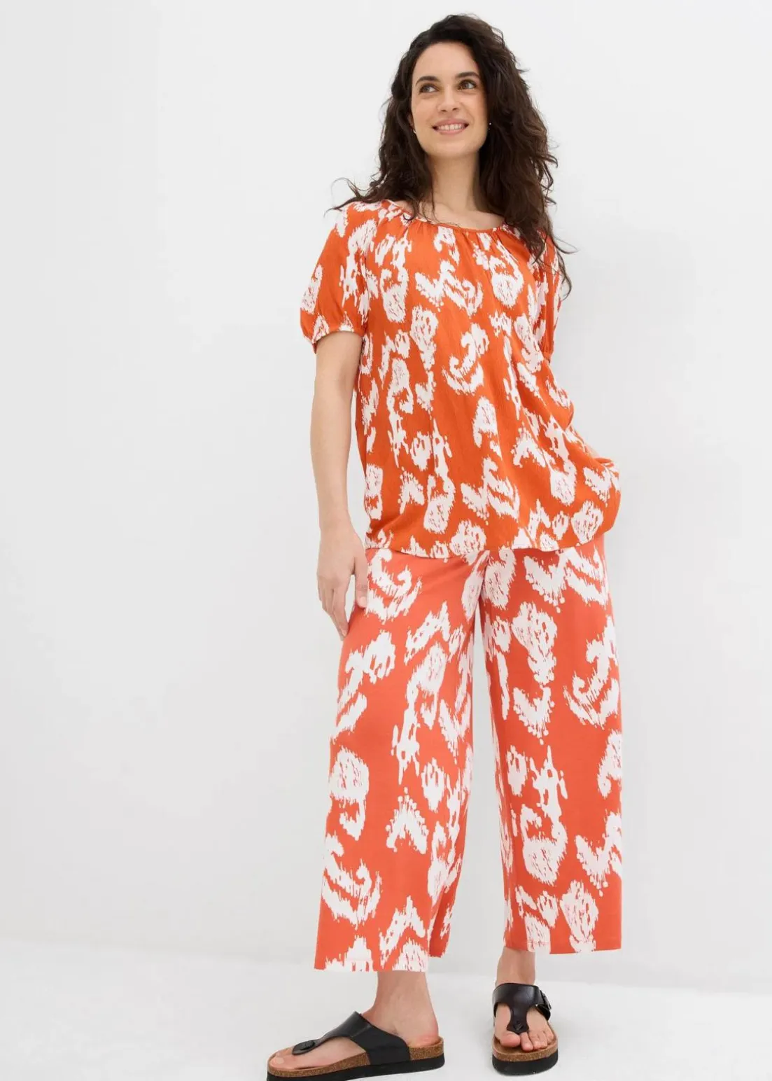 Tunikabluse aus softer Viskose