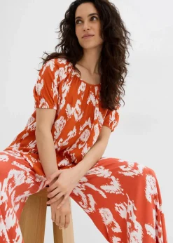 Tunikabluse aus softer Viskose