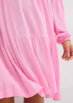 Tunika-Kleid aus fließender Viskose