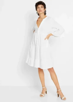 Tunika-Kleid aus reiner Baumwolle